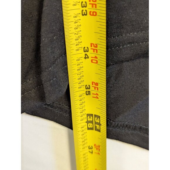 Black Long Sleeve Tunic Dress With Bee "Let It Bee" Graphic Large Size - Picture 6 of 8